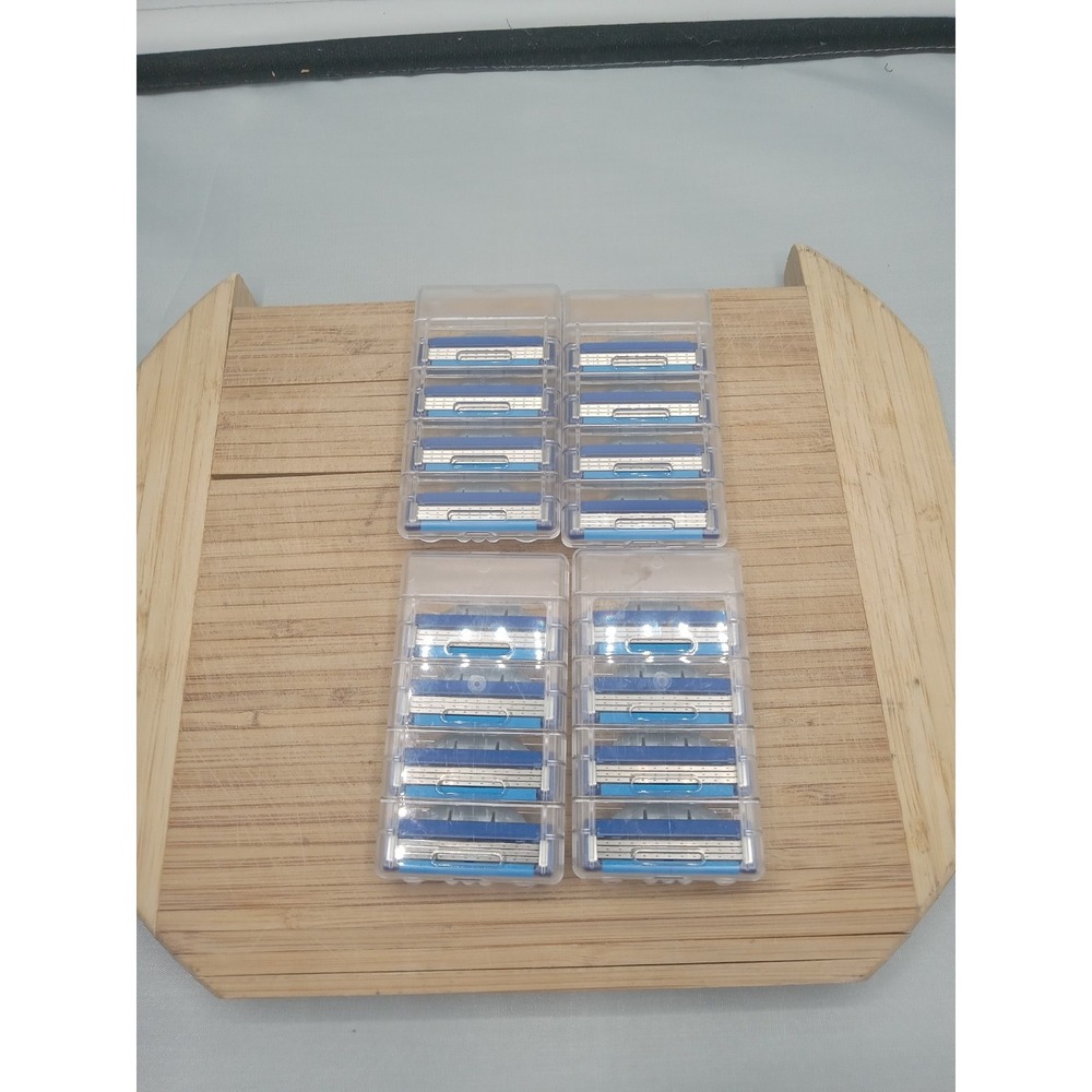 16 Gillette Mach3 Advanced Razor Blade‎ Refill Cartridges Pack Mach 3